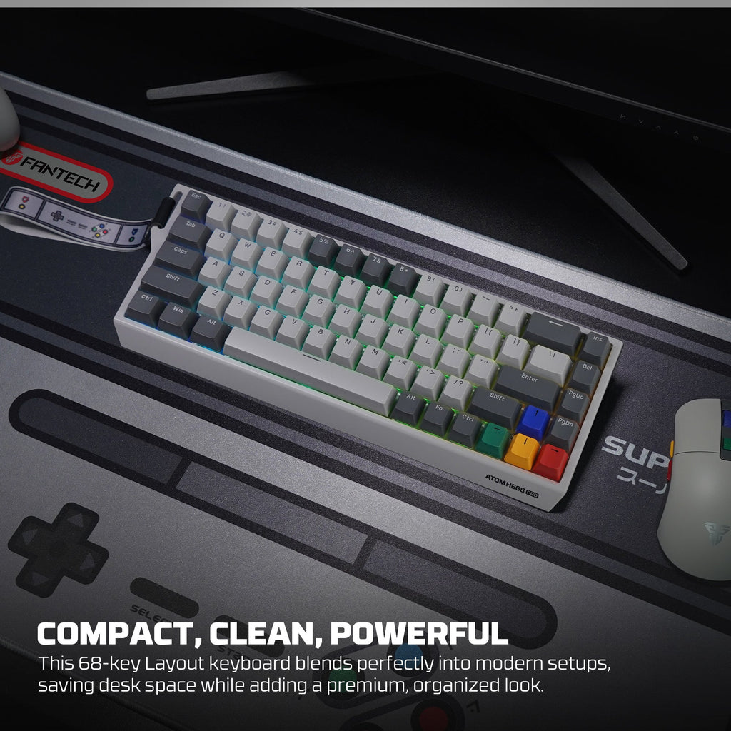 Fantech ATOM HE68 PRO 8K Wireless Magnetic Gaming Keyboard (SUPER MAXFIT)