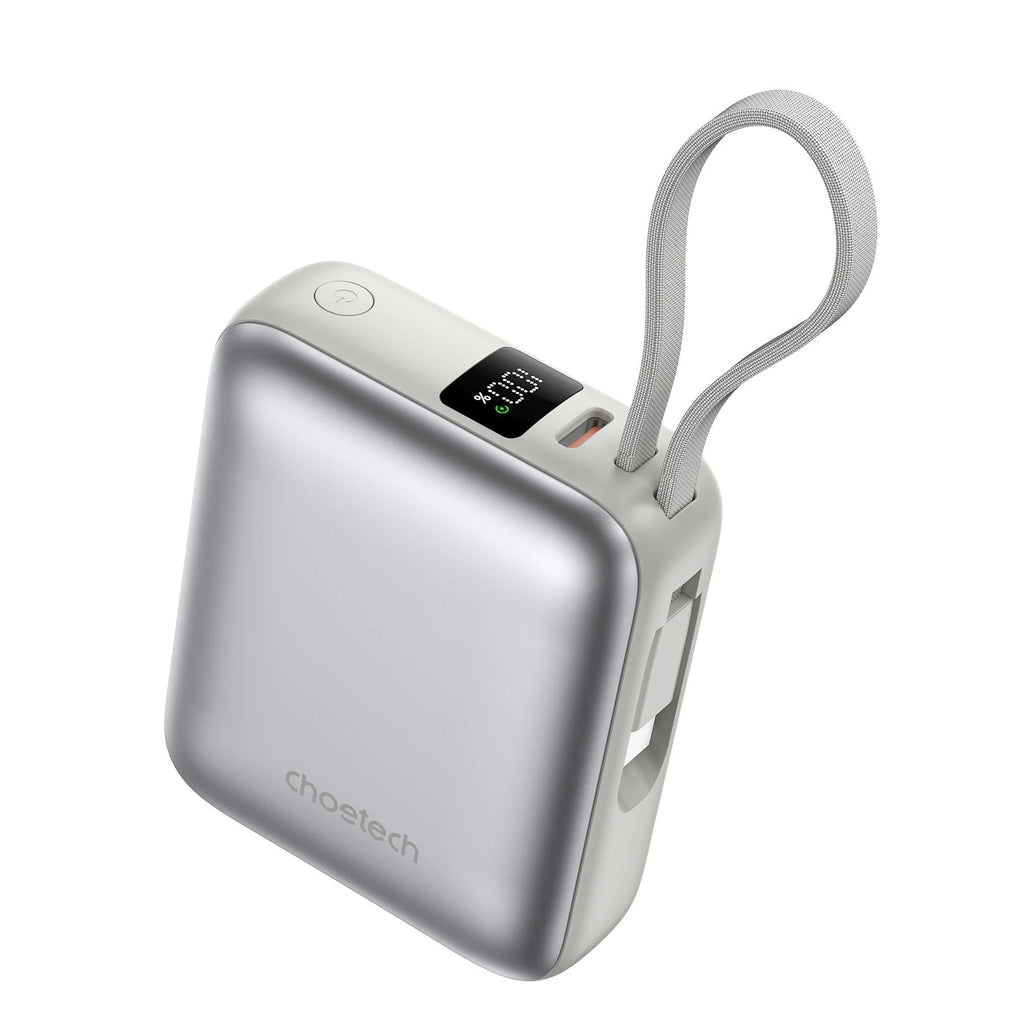 Choetech PowerLeap 10000mAh 35W Built-in USB-C Cable Mini Power Bank