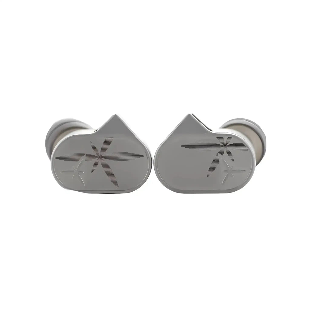 MOONDROP LAN II POP Dynamic Wired IEM In-Ear Monitor Headphones - Silver